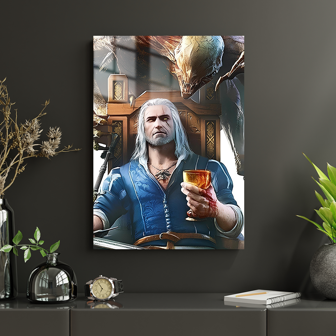 Geralt 15 Metal Poster
