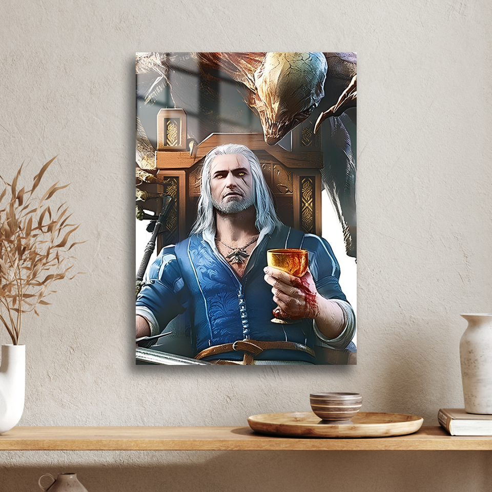 Geralt 15 Metal Poster