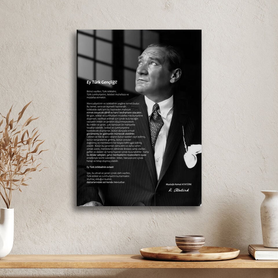 Gençliğe Hitabe 01 Metal Poster
