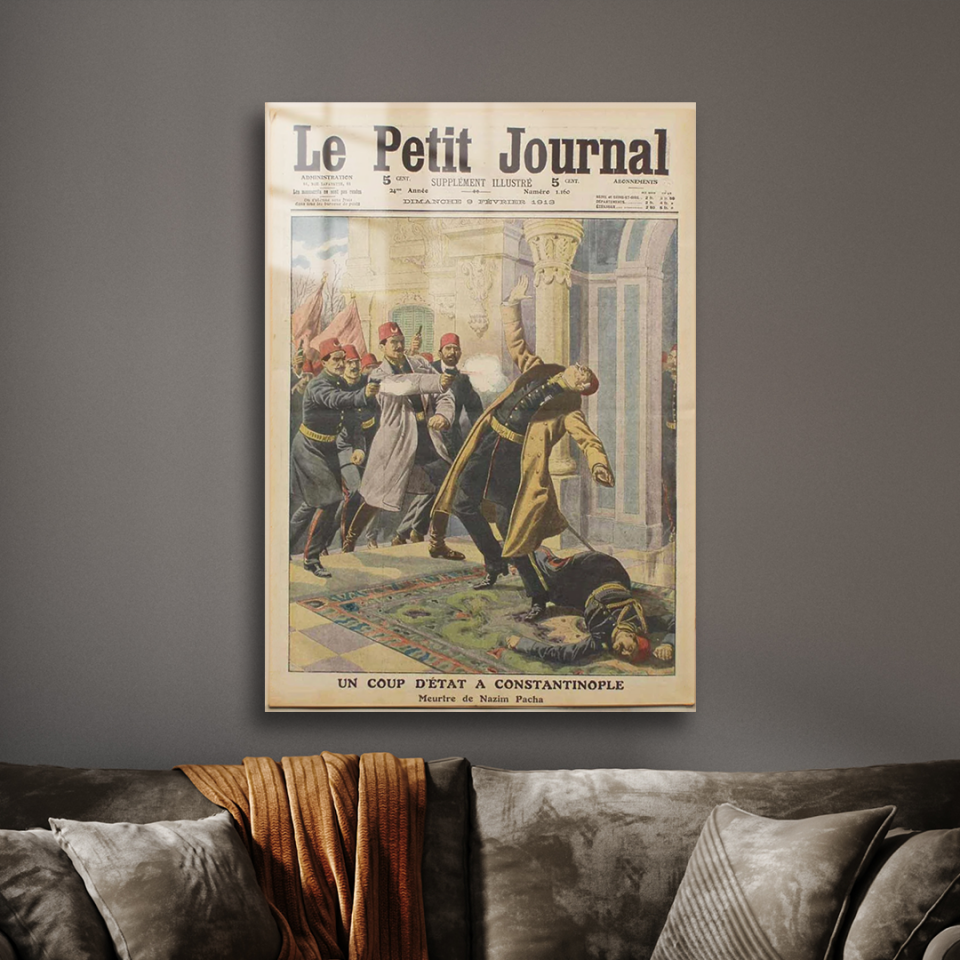 Bâb-ı Âli Baskını 01 Metal Poster