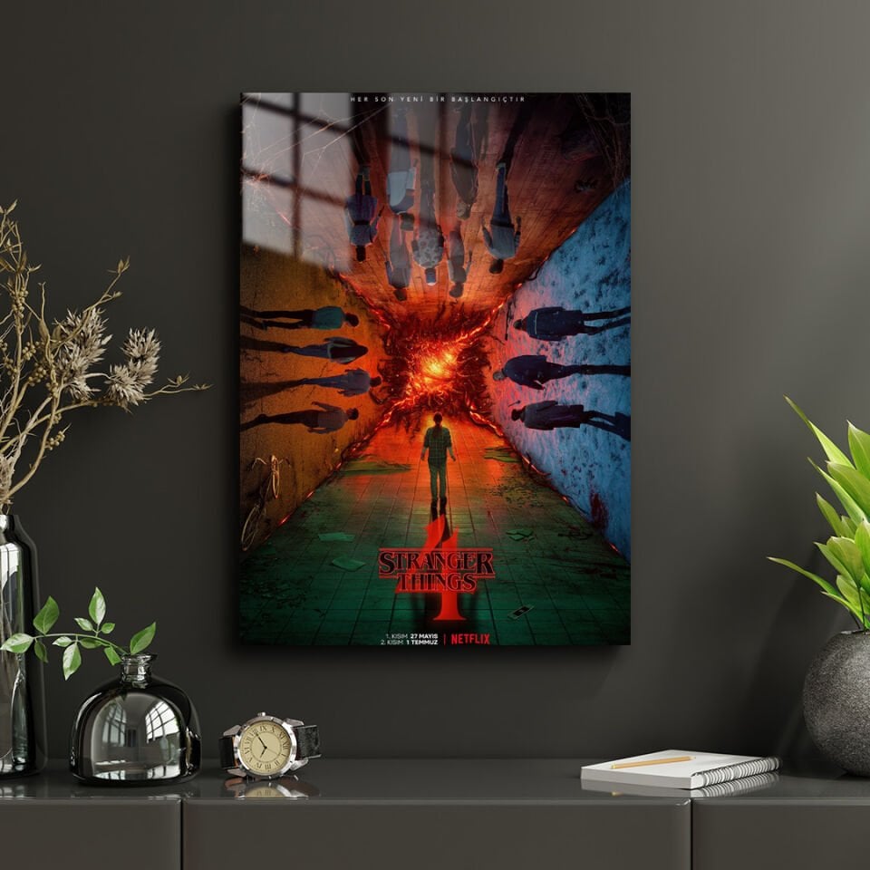 Stranger Things 01 Metal Poster