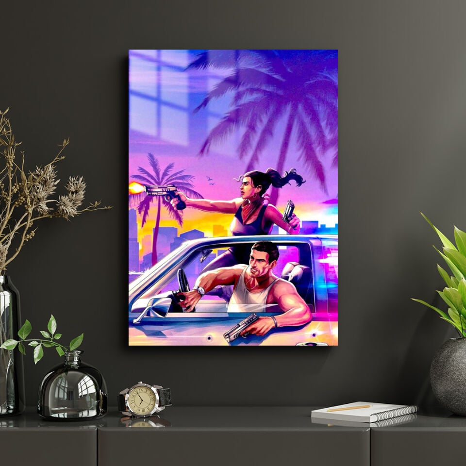 Grand Theft Auto VI 11 Metal Poster