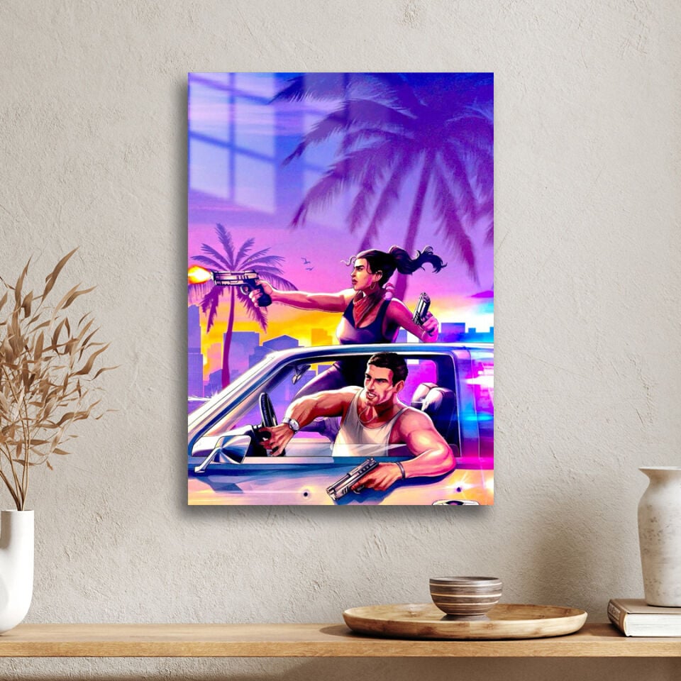 Grand Theft Auto VI 11 Metal Poster