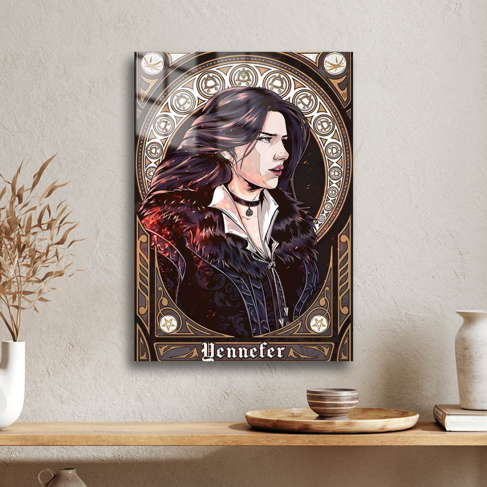 Yennefer 02 Metal Poster
