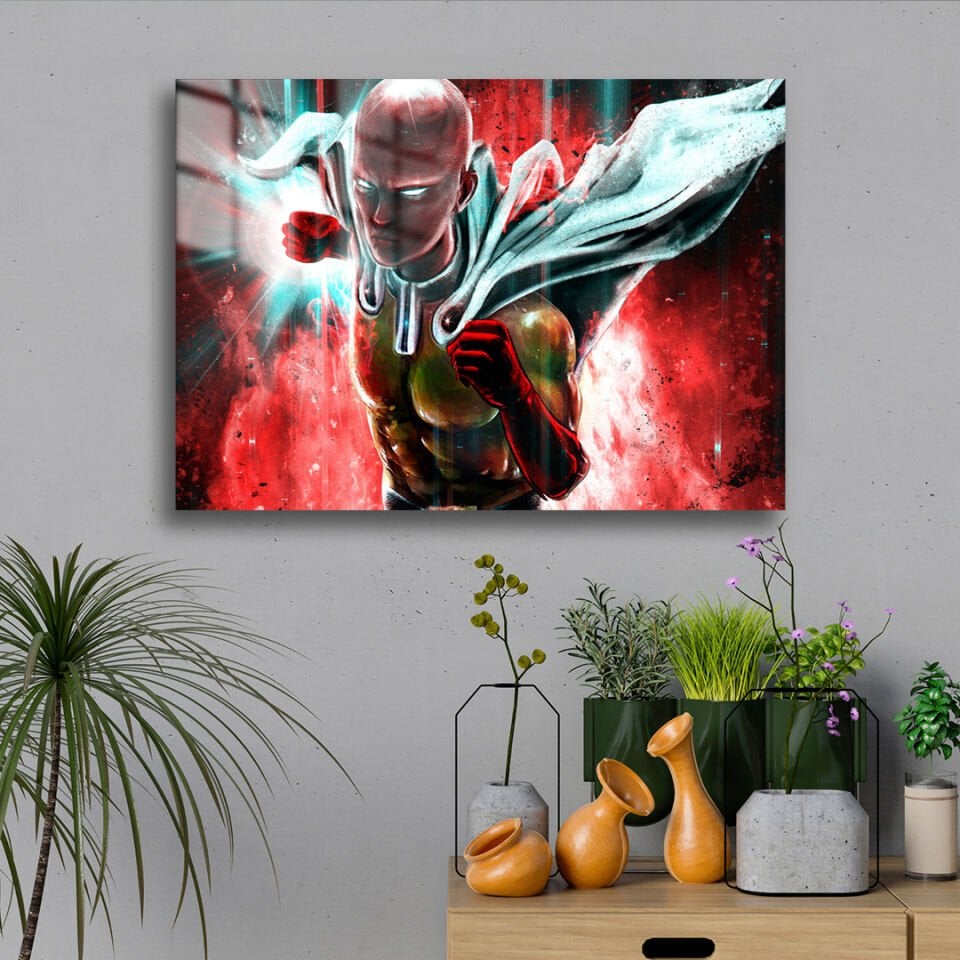 Saitama 13 Metal Poster