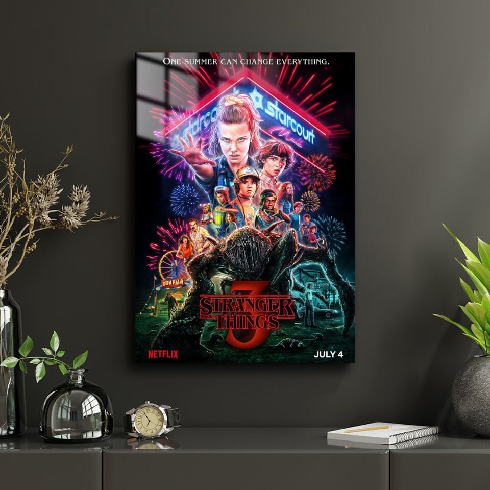Stranger Things 07 Metal Poster