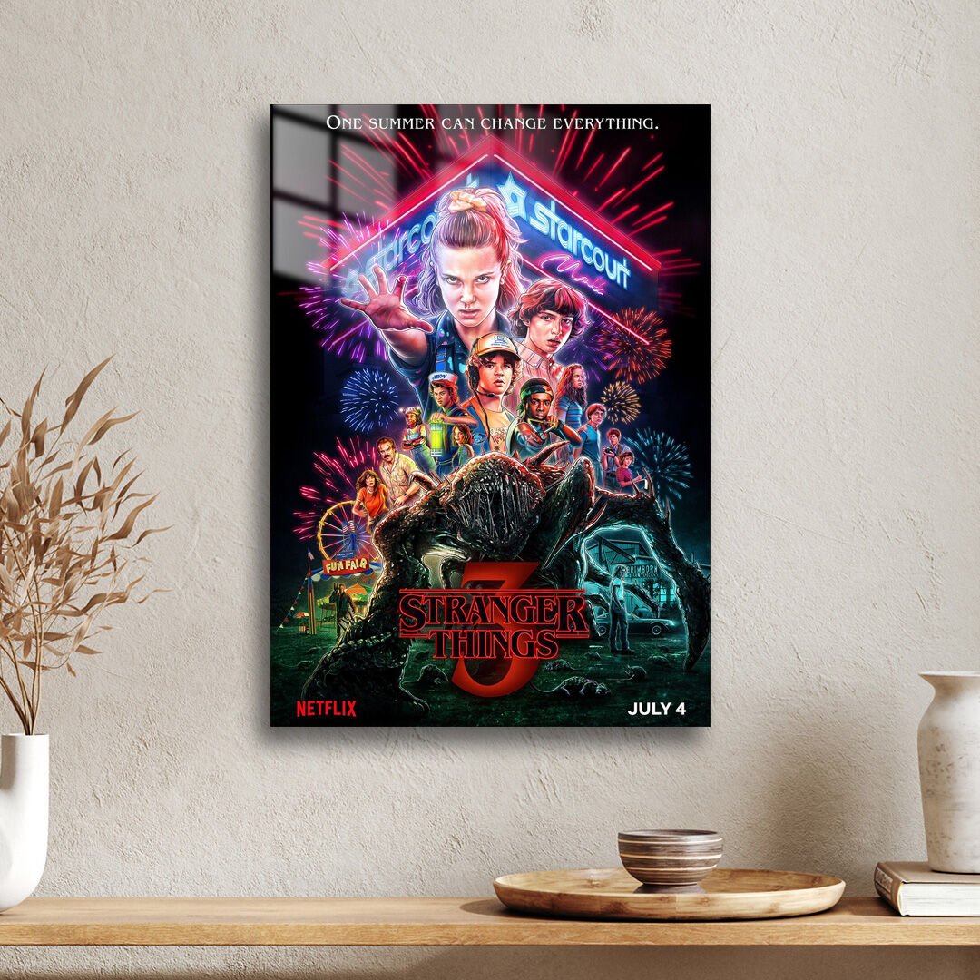 Stranger Things 07 Metal Poster | Özgün Tasarım Metal Poster ...