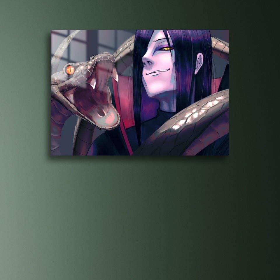 Orochimaru 01  Metal Poster