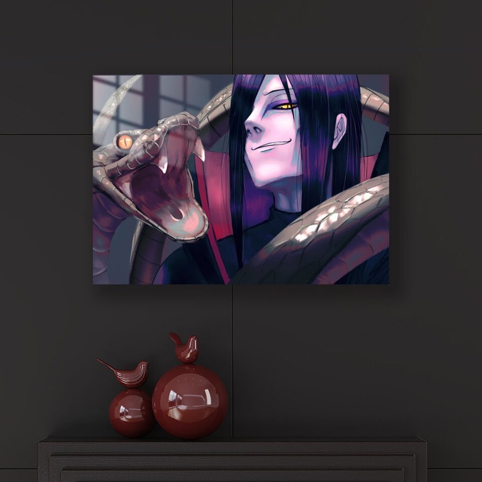 Orochimaru 01  Metal Poster