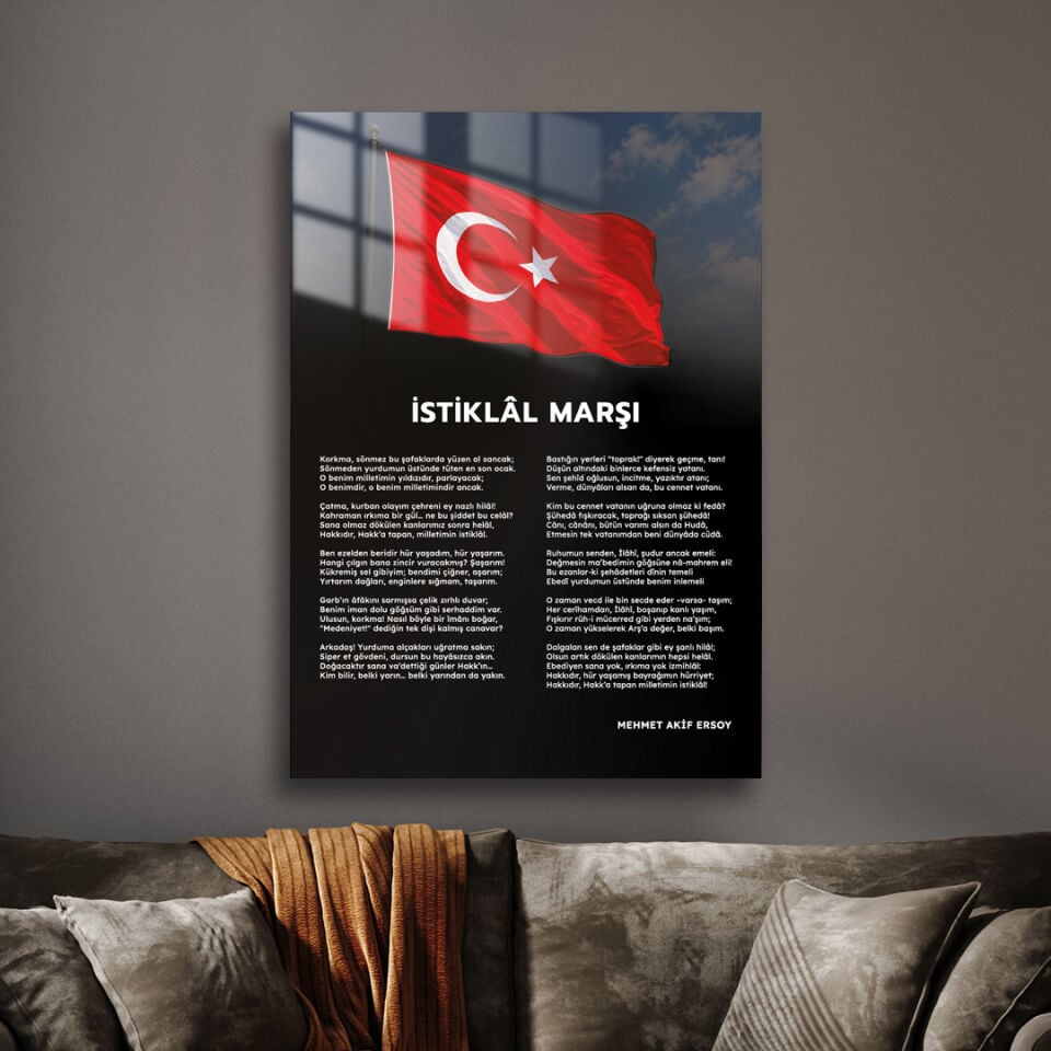 İstiklal Marşı 1 Metal Poster